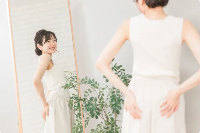 体重が戻り
産前の服が着られた